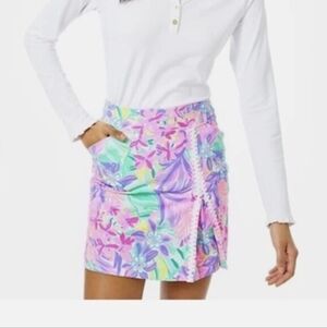 Lilly Pulitzer Luxletic Daphne Skort"It Was All A Dream Golf" Sz.0